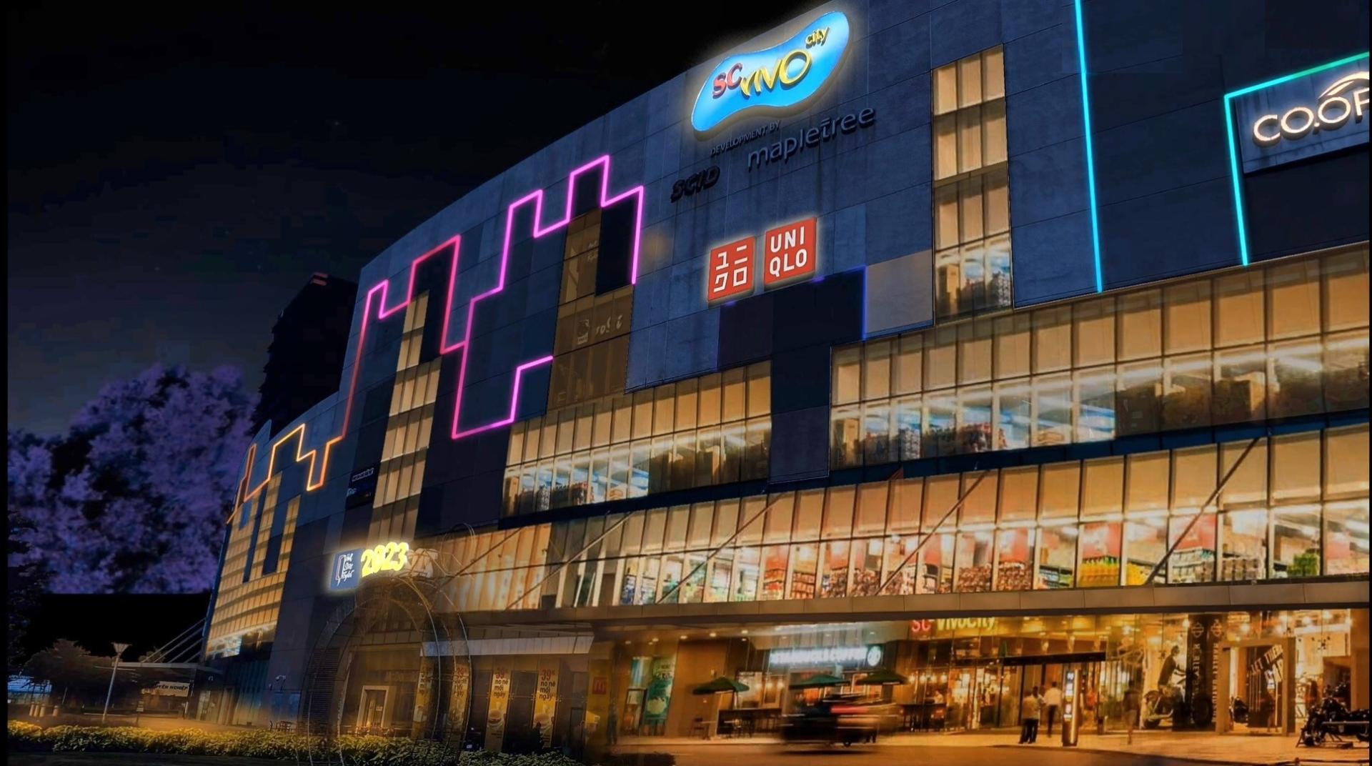 THAY THẾ MỚI MẶT DỰNG "TÒA NHÀ SC VivoCity"